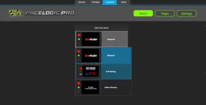 Device selection in plugin